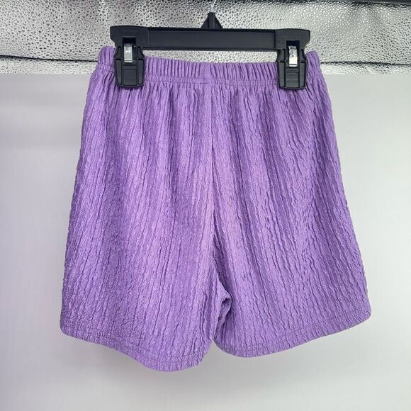 SHEIN Girls Purple Collared Top & Shorts Set Size 6 – 2-Piece Matching Outfit - Picture 10 of 15